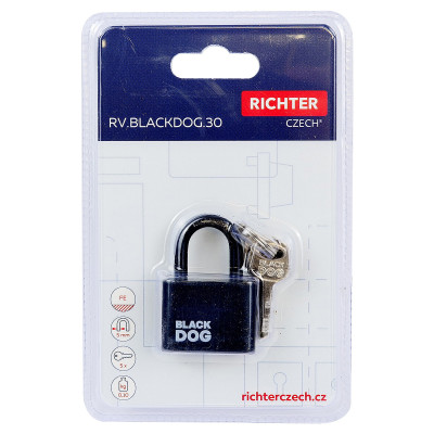 RV.BLACKDOG.30 visiaci zámok RV.BLACKDOG.30 visiaci zámok