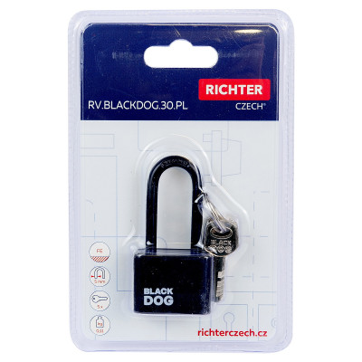 RV.BLACKDOG.30.PL visiaci zámok RV.BLACKDOG.30.PL visiaci zámok