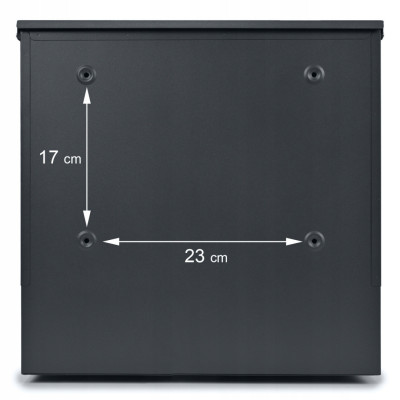 NIKA poštová schránka antracit + imit.dreva