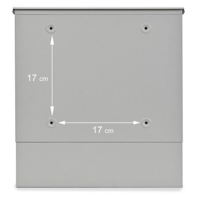 NELA poštová schránka strieborná