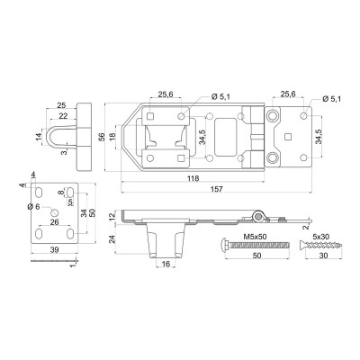 RG.118.CRN bezpečnostná petlica