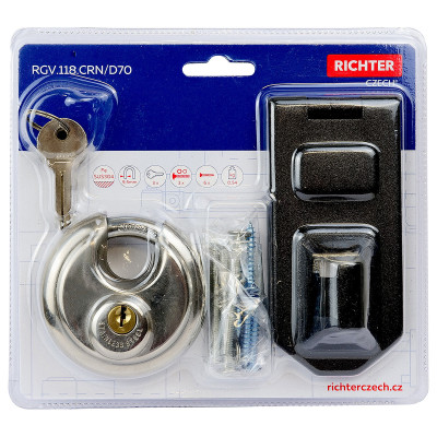 RGV.118.CRN/D70 zăvor cu lacăt