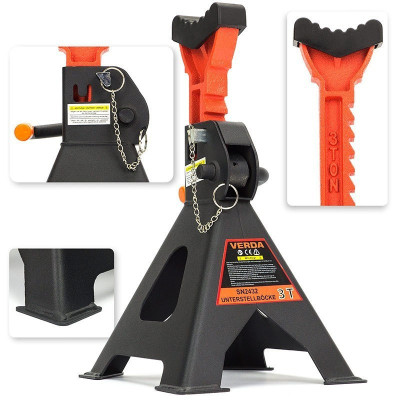 Podpery pod auto 3T s prídavnou poistkou SN2432 Podpery pod auto 3T s prídavnou poistkou SN2432