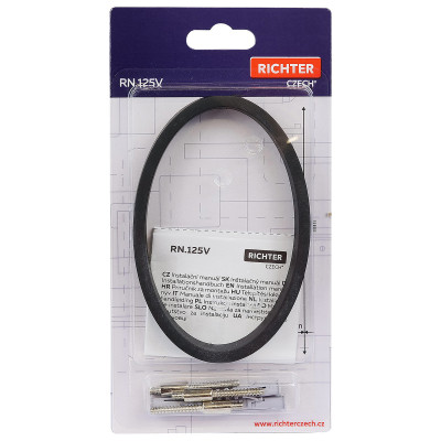 RN.125V.0.CE număr "0" negru