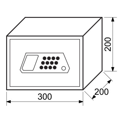 RS.20.GA.FIN elektronický trezor RS.20.GA.FIN elektronický trezor