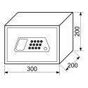RS.20.GA.FIN elektronický trezor