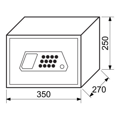 RS.25.GA.FIN elektronický trezor RS.25.GA.FIN elektronický trezor