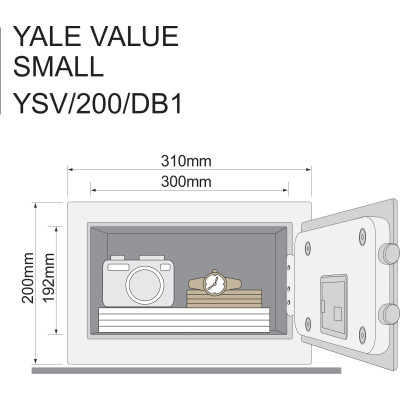 YALE VALUE small YSV/200/DB1 seif YALE VALUE small YSV/200/DB1 seif