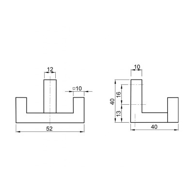 NELSON vešiak veľký nikel