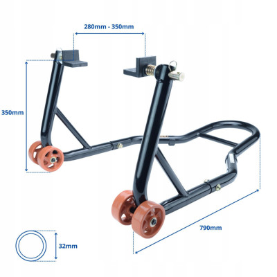 Motocyklový stojan SET na predné aj zadné koleso SN1706 Motocyklový stojan SET na predné aj zadné koleso SN1706
