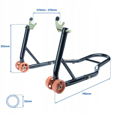 Suport pentru motocicletă cu adaptor V SN1703
