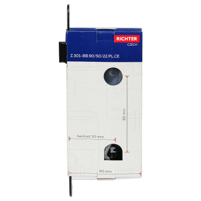 Z.301-BB.90/50/22.PL.CE broască ușă