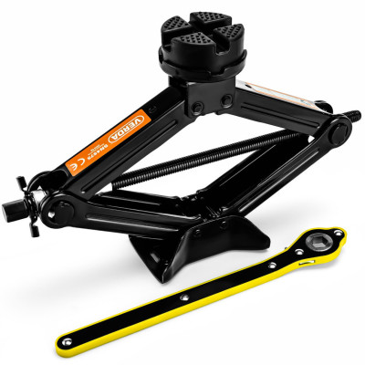 Cric trapezoidal 2.5T cu cutie și cheie telescopică SN4575 Cric trapezoidal 2.5T cu cutie și cheie telescopică SN4575