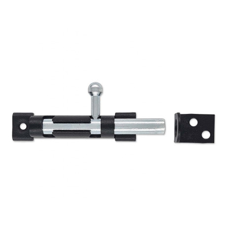 Zăvor îngust S 70 mm negru mat
