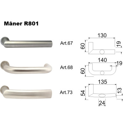 R.801.ZB N TB3 mânere forjate