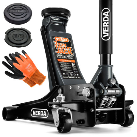 Cric hidraulic, cu profil redus, cu două pistoane 3T SN3023