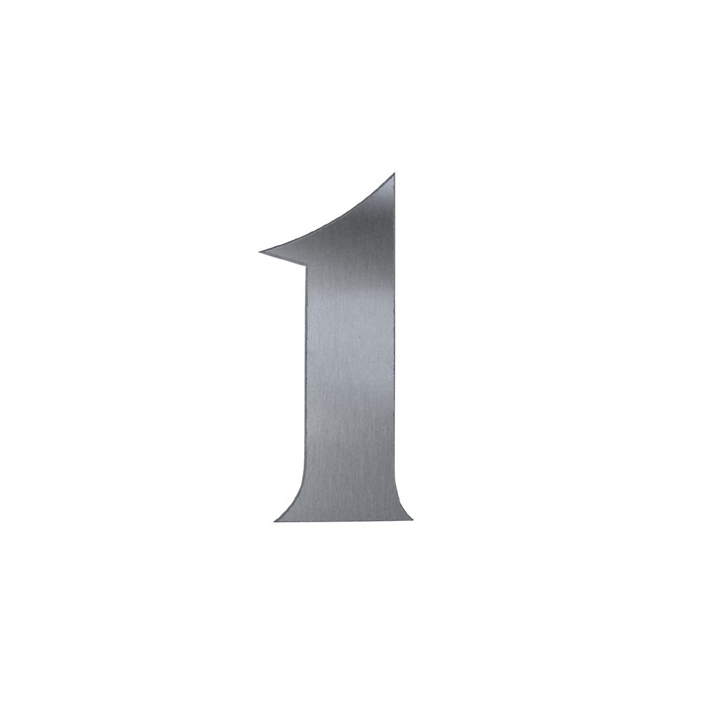 Număr de casă descriptiv 120mm oțel inoxidabil č.1 Număr de casă descriptiv 120mm oțel inoxidabil č.1