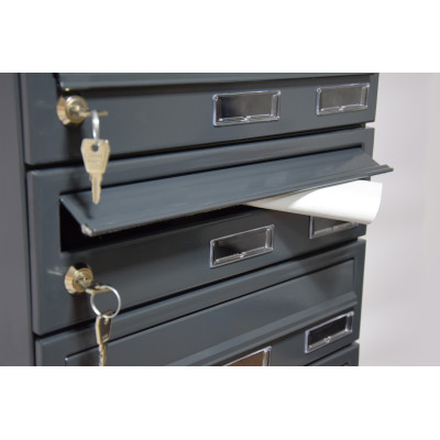 M37/6 RAL7016 cutii poștale modulare