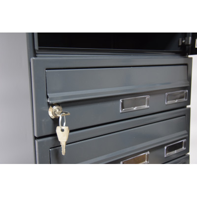 M37/8 RAL7016 cutii poștale modulare