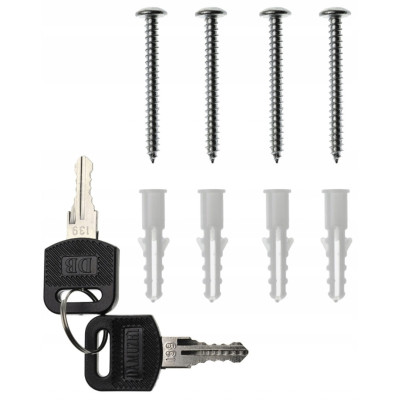 D3664 cutie poștală neagră