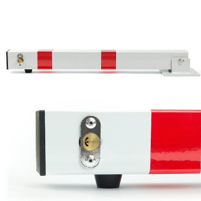 US03K stâlp pliabil cu încuietoare alb