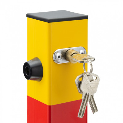 US07K stâlp pliabil cu încuietoare galbenă