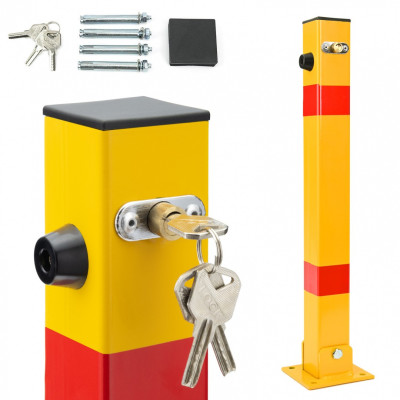 US07K stâlp pliabil cu încuietoare galbenă