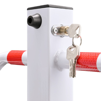 US23 blocaj de parcare pliabil alb