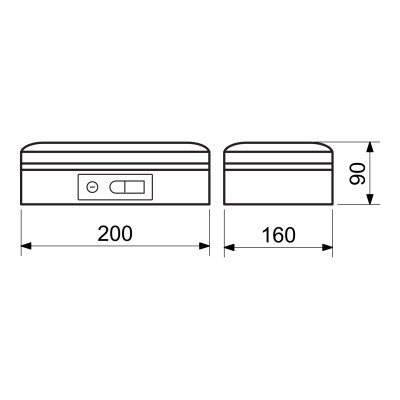 LC.200.CE cutie pentru chei și bani