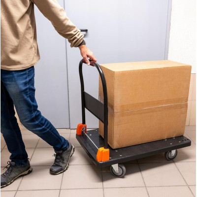 Cărucior platformă pliabil pentru transport D300A