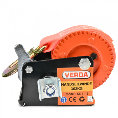 D1115 troliu manual cu bandă și manivelă 360 kg