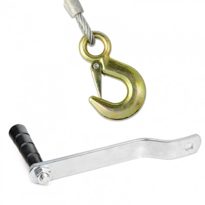 D1115 troliu manual cu bandă și manivelă 360 kg