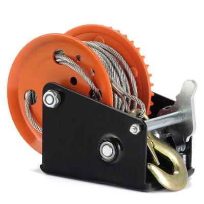 D1130 troliu manual cu cablu, cu manivelă, 544 kg