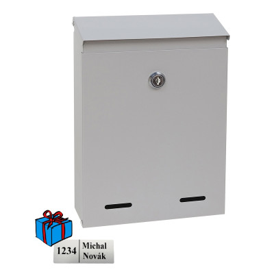 BK.516.SM cutie poștală argintie