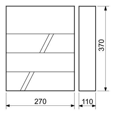 BK.524.AM cutie poștală antracit