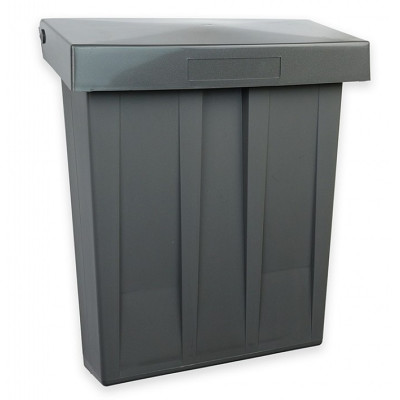 PH cutie poștală din plastic gri