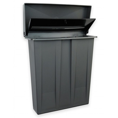 PH cutie poștală din plastic gri