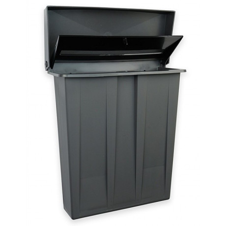 PH cutie poștală din plastic gri