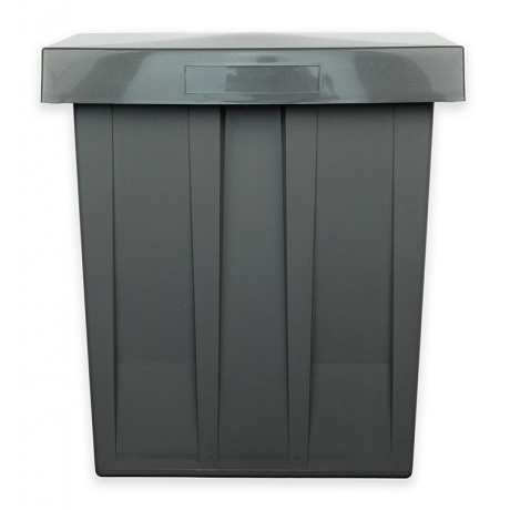 PH cutie poștală din plastic gri