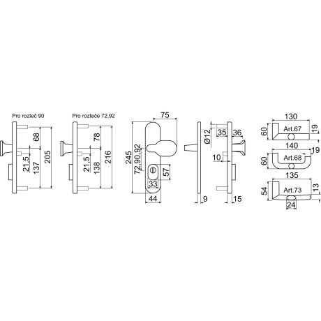 R.701.ZB.CE.TB4 clanță de securitate