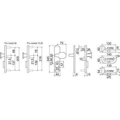 R.711.ZB.N.TB4 clanță de securitate