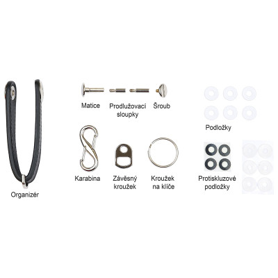 RP.ORGANIZER.HND Breloc din piele