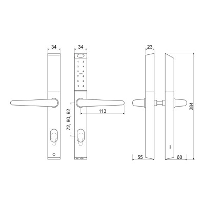 DH.S3B-C.STR mâner digital