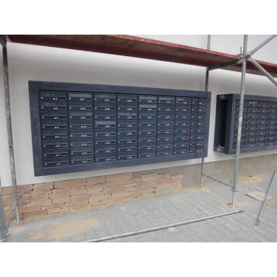 M37 ansamblu de cutii poştale cu o faţă