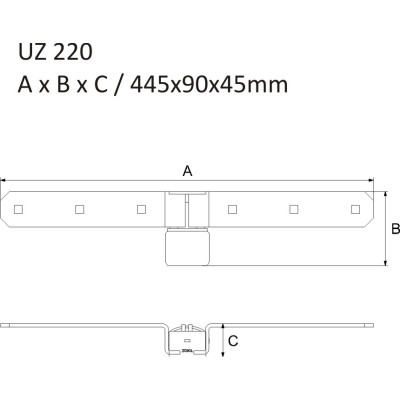 UZ 220  zăvor de blocare UZ 220  zăvor de blocare