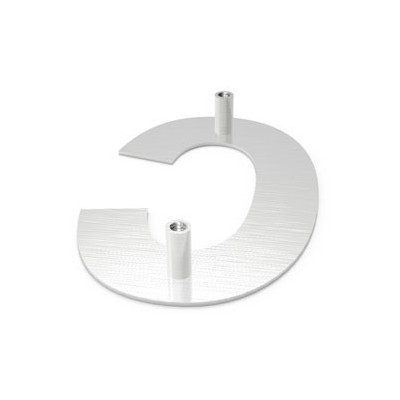 písmeno "c" 155mm nerez 