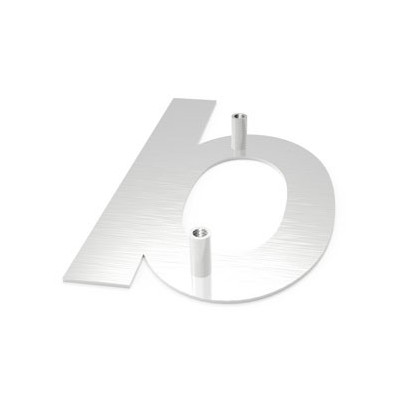 písmeno "d" 155mm nerez