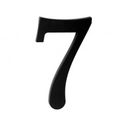 Număr de casă 175mm negru "7"