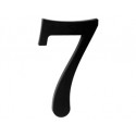 Număr de casă 175mm negru "7"