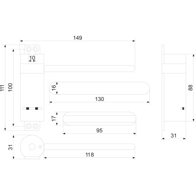 RZ901 S zatvárač na ľahké dvere RZ901 S zatvárač na ľahké dvere